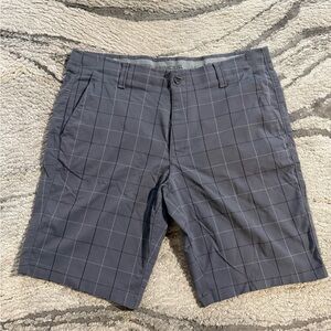 Under Armour Charcoal Checkered Men's Shorts
